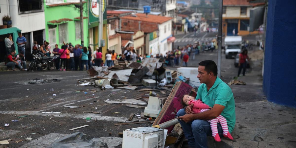 Venezuelai állapotok - Állandó hiány van élelmiszerekből, gyógyszerekből. FOTÓ: John Moore/Getty Images