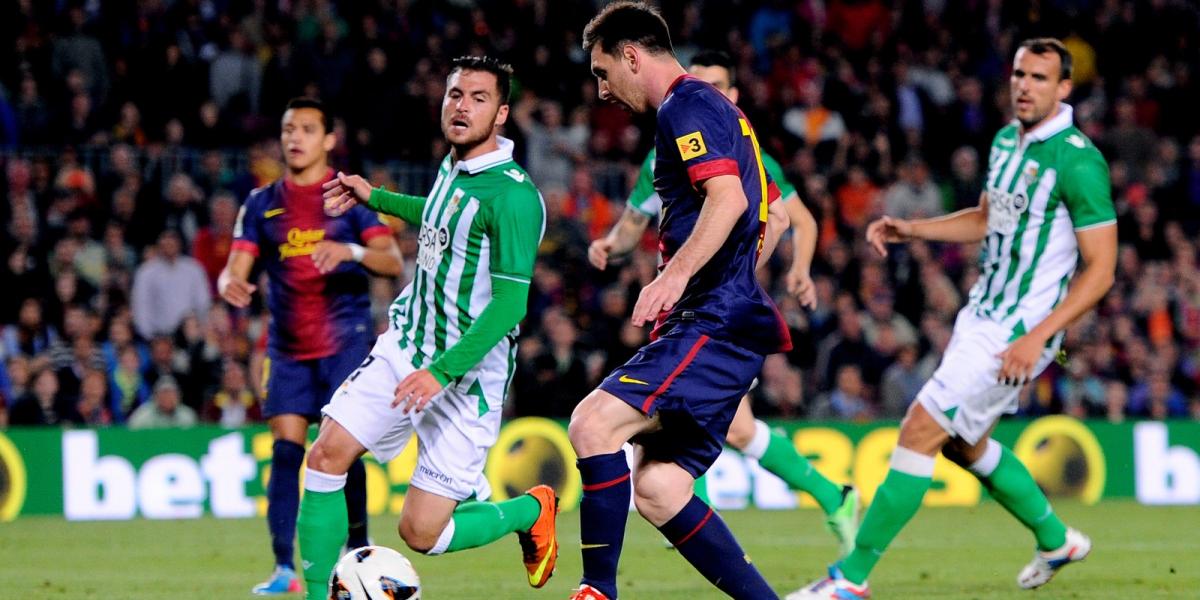 Messi kétszer zörgette a Betis hálóját FOTÓ: EUROPRESS/GETTY IMAGES/DAVID RAMOS