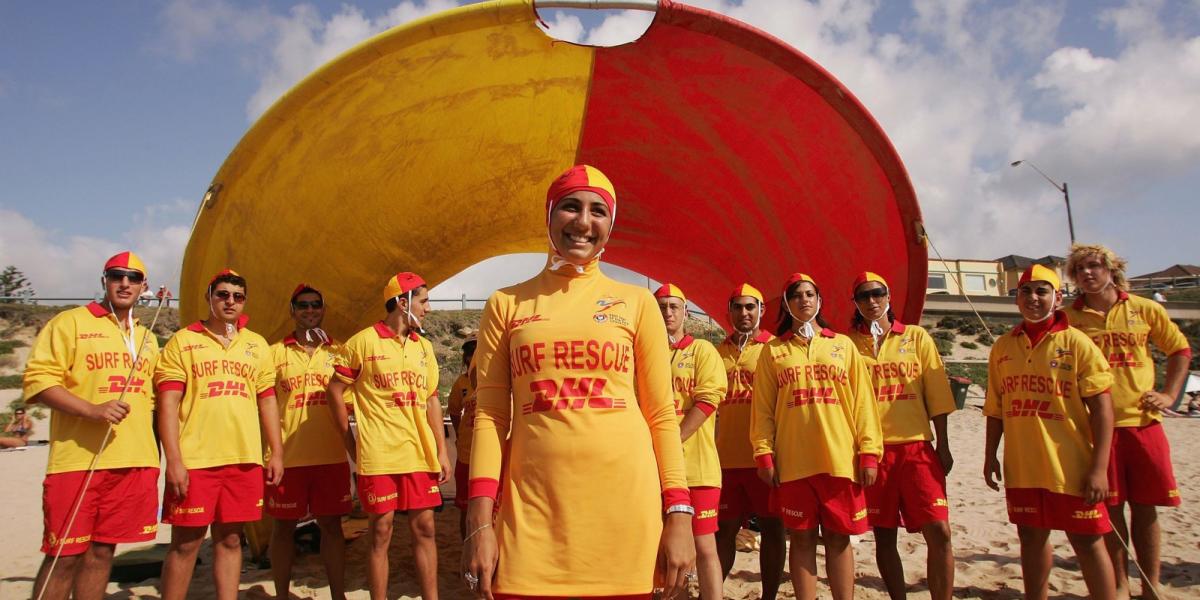 Az ausztráliai vízimentők engedélyezték a burkini viseletét tagjaik számára FOTÓ: EUROPRESS/GETTY IMAGES/MATT KING