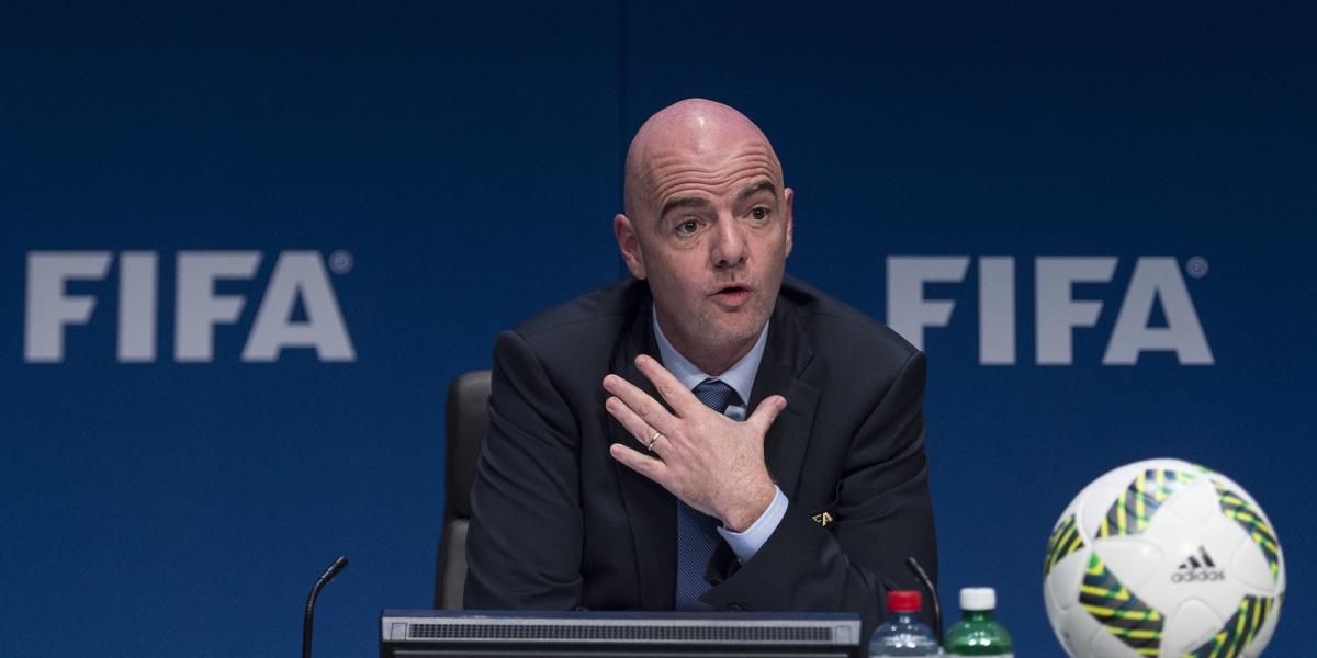 A FIFA elnöke örülhet FOTÓ: EUROPRESS/GETTYIMAGES/VALERIANO DI DOMENICO