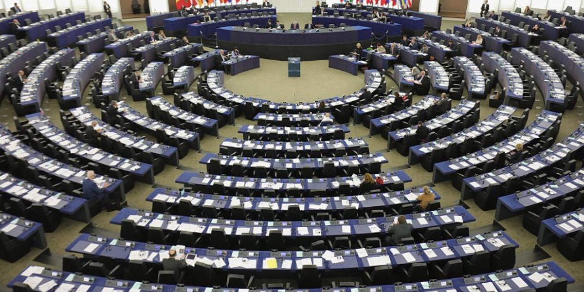 Az Európai Parlament ülésterme FOTÓ: Getty Images, Christopher Furlong