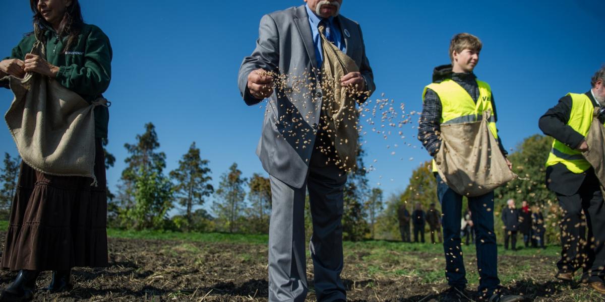 A Kishantos számára kedvező döntés másnapján elhunyt az ökogazdaság egyik alapítója, Bolye Ferenc (középen) FOTÓ: TÓTH GERGŐ