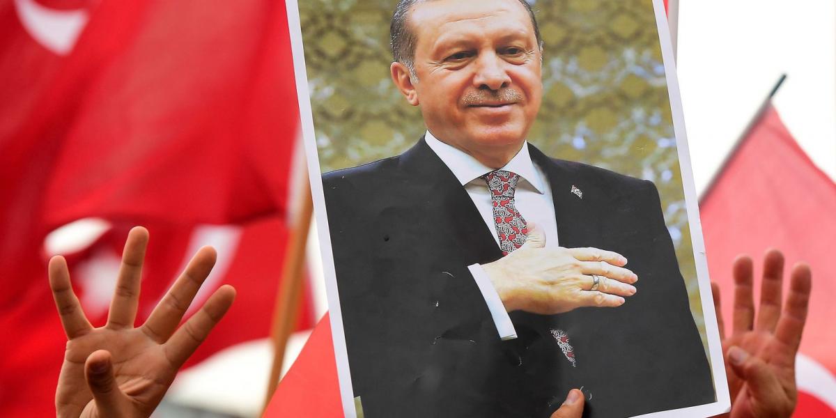 Erdogan mögött máig hatalmas támogatói tömeg áll FOTÓ: EUROPRESS/GETTY IMAGES/SASCHA STEINBACH