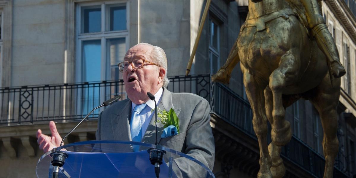 Jean-Marie Le Pen szónokol - Fotó: Aurelien Meunier/Getty Images 