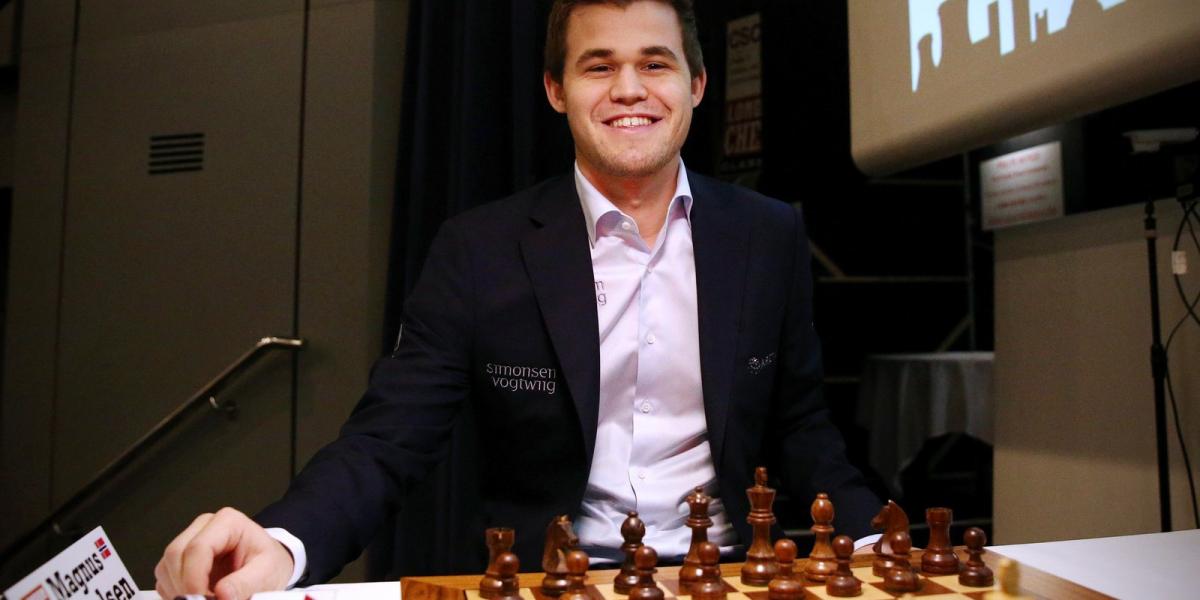 A címvédő Magnus Carlsen a párharc esélyese FOTÓ: EUROPRESS/GETTY IMAGES/CARL COURT