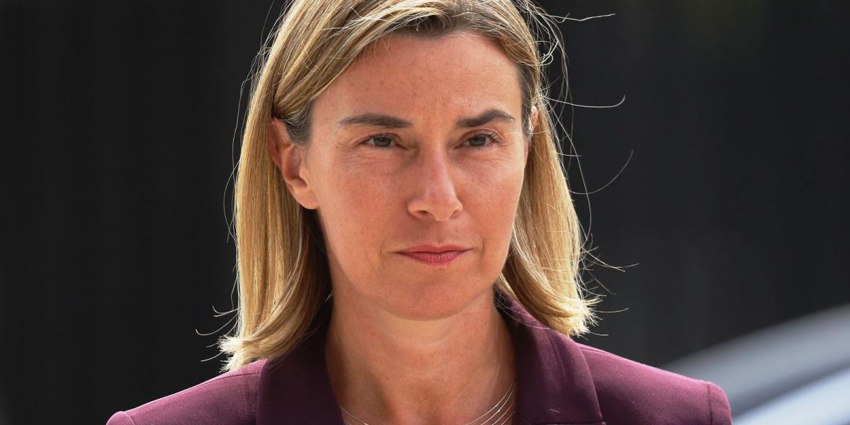 Mogherini elment az EP-ülésre FOTÓ: EUROPRESS/GETTY IMAGES