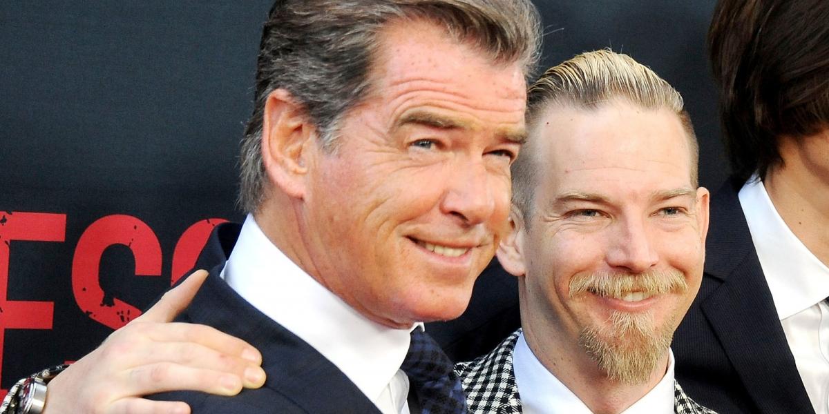 Pierce Brosnan és Sean Brosnan - Fotó: Gregg DeGuire/Getty Images