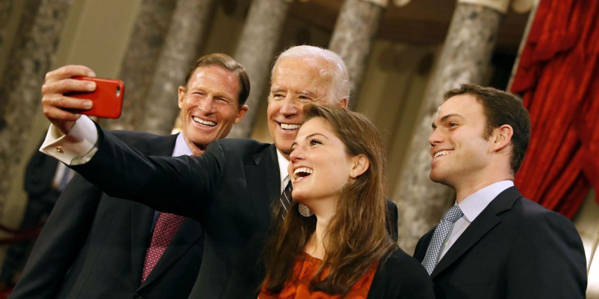 Joe Biden leköszönő alelnök közvetlen modoráról híres FOTÓ: EUROPRESS/GETTY IMAGES/AARON P. BERNSTEIN