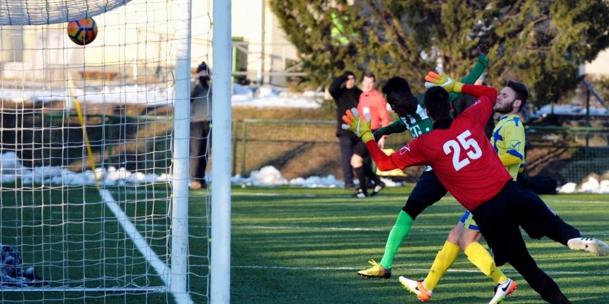 A zöld-fehér szakvezetés döntésének értelmében ez a gól marad Adams ferencvárosi pályafutásának egyetlen találata FOTÓK: TÓTH GE