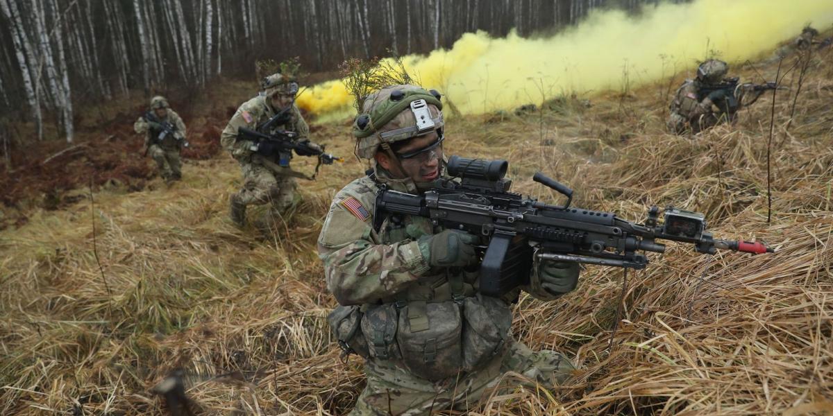 NATO-hadgyakorlat Litvániában – a balti államok számítanak az amerikai védőernyőre FOTÓ: EUROPRESS/GETTY IMAGES/SEAN GALLUP