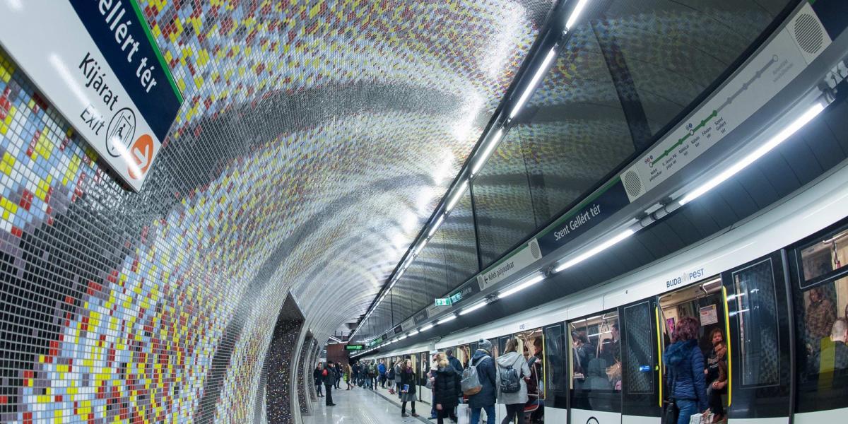 A Szent Gellért téri állomás FOTÓ: MOLNÁR ÁDÁM