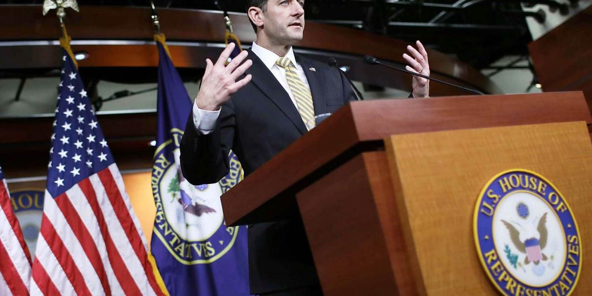 Paul Ryan házelnök a költségek csökkentését ígéri FOTÓ: EUROPRESS/GETTY IMAGES/WIN MCNAMEE