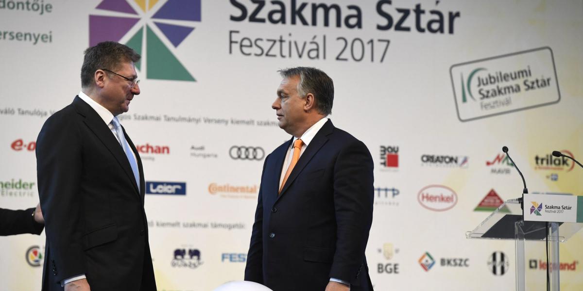  Orbán Viktor és Parragh László - MTI Fotó: Koszticsák Szilárd