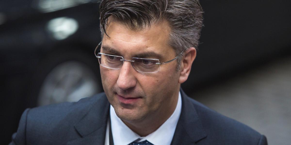 Szakértők úgy vélik, Andrej Plenkovic horvát miniszterelnök az előrehozott választást választja FOTÓ: EP/GETTY IMAGES/JACK TAYLO