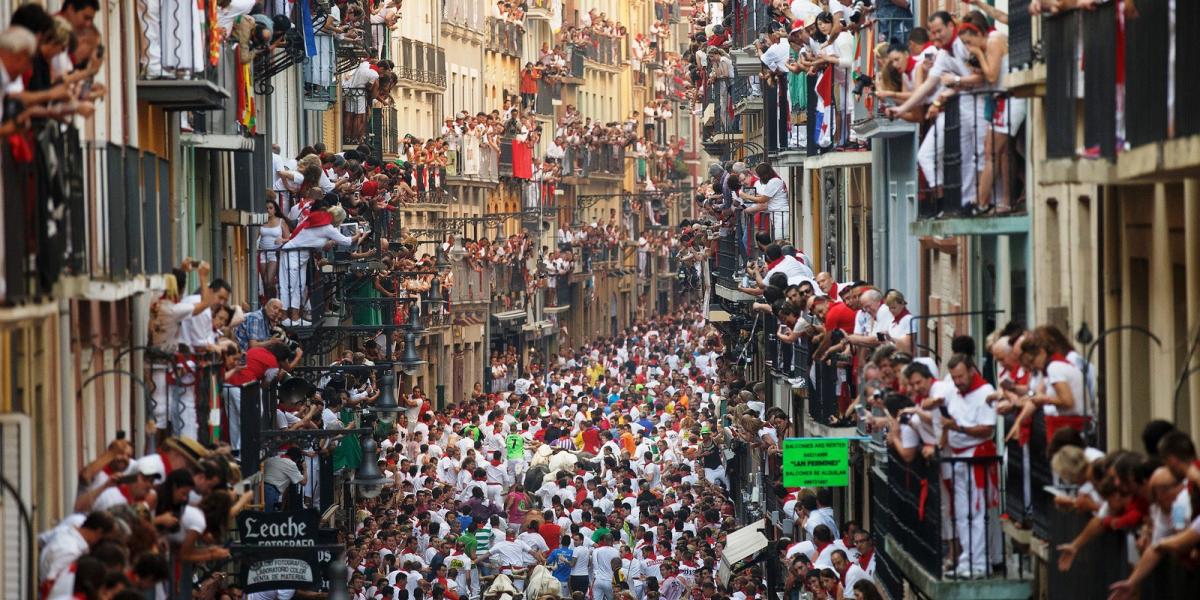 Az idei San Fermín ünnepség Pamplonában FOTÓ: Pablo Blazquez Dominguez/Getty Images