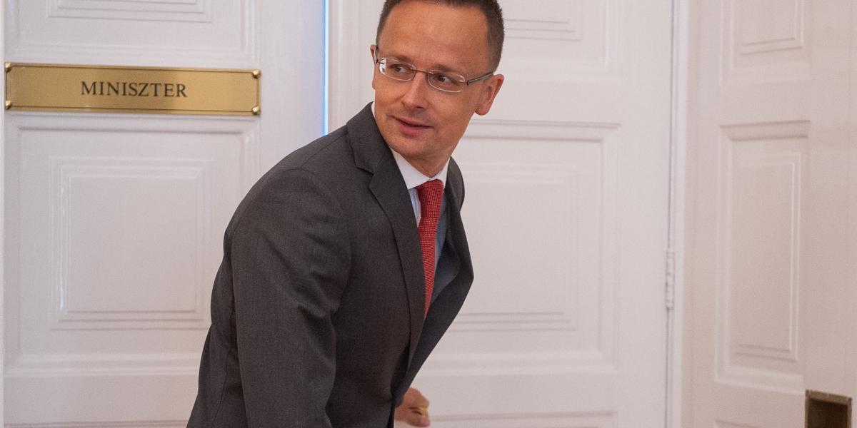 Szijjártó Péter FOTÓ: Molnár Ádám