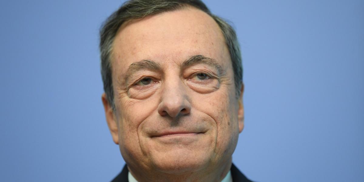 Mario Draghi FOTÓ: AFP