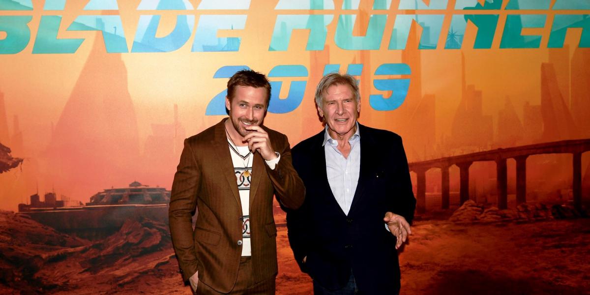 Ryan Gosling és Harrison Ford a premieren FOTÓ: Philippe LOPEZ / AFP