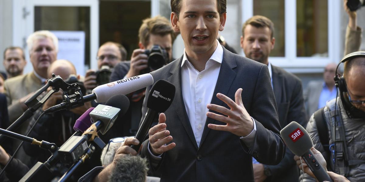 Sebastian Kurz FOTÓ: OMAR MARQUES / ANADOLU AGENCY