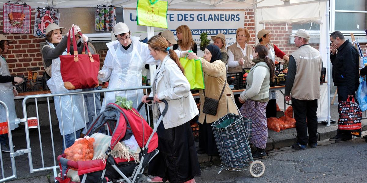 Szegénység Franciaprszágban - AFP fotó 