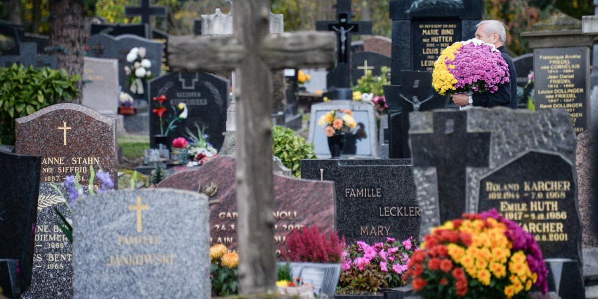 Temető Franciaországban - AFP fotó 