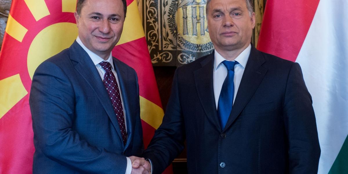 2015 november -  Nikola Gruevski, Macedónia-, és Orbán Viktor Magyarország  miniszterelnöke Budapesten - Fotó: Miniszterelnöki S