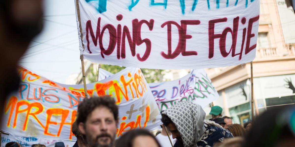 Franciaországban a mentális betegségekkel küzdő embereknek is van "Pride"-ja, a fotó 2015 nyarán készült Marseille-ben a "La Fad