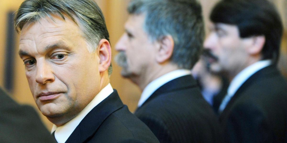 ORBÁN ÉS A KÉT ŐS-FIDESZES ZOMBI - Kövér és Áder mára árnyak lettek FOTÓ: VAJDA JÓZSEF