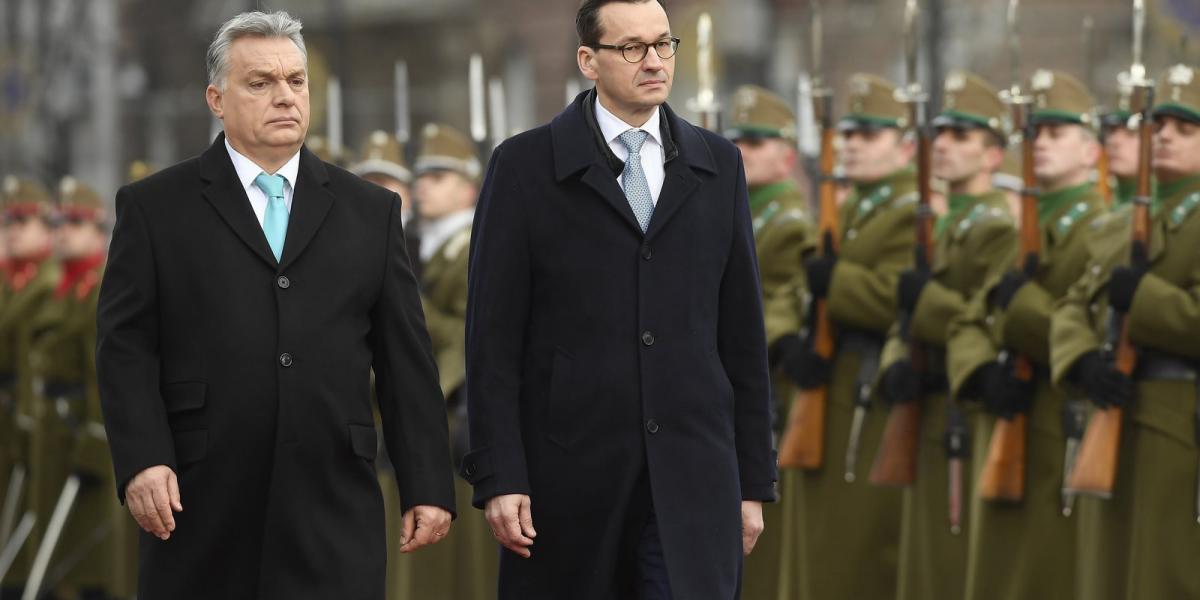 Orbán és Morawiecki (MTI-fotó: Kovács Tamás)