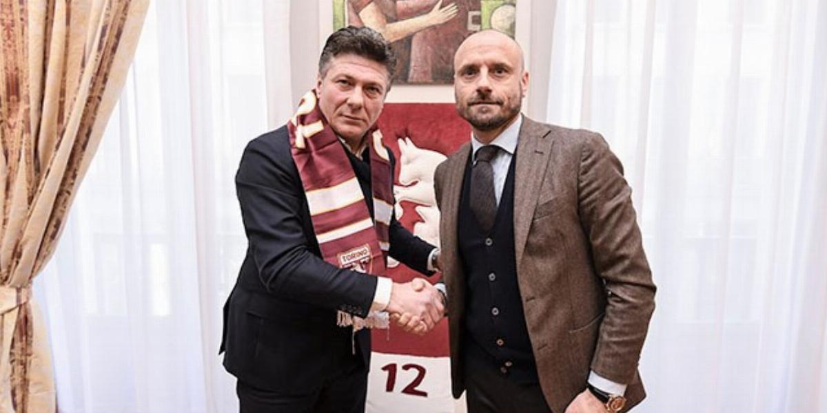 Szinisa Mihajlovics vezetőedző helyét Walter Mazzarri (balra) vette át. Forrás: torinofc.it