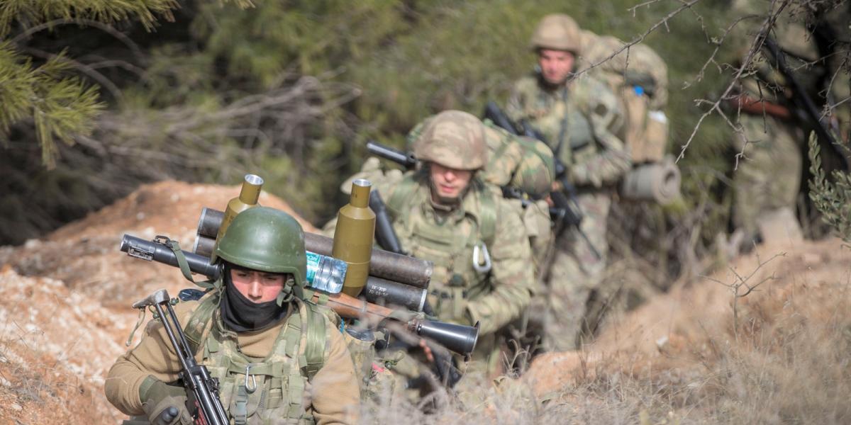 Hétfőn is folytatódott a török hadművelet Fotó: AFP/Emin Sansar/Anadolu Agency