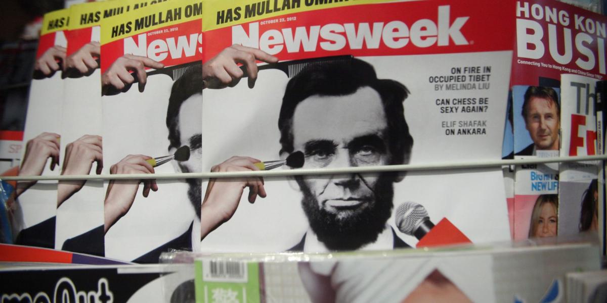 A Newsweek egy lapszáma. Fotó: EyePress News / EyePress 