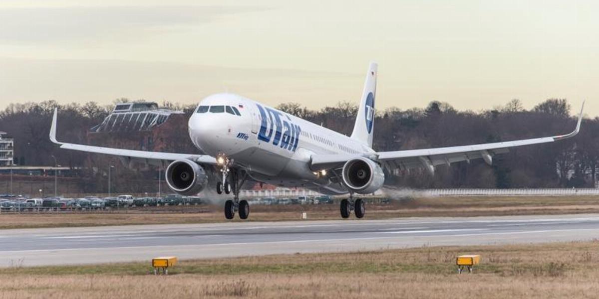 Az UTair orosz légitársaság egyik Airbus A320-as repülőgépe. Fotó: Facebook