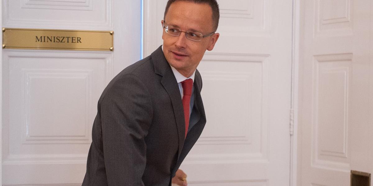 Szijjártó Péter. Fotó: Népszava