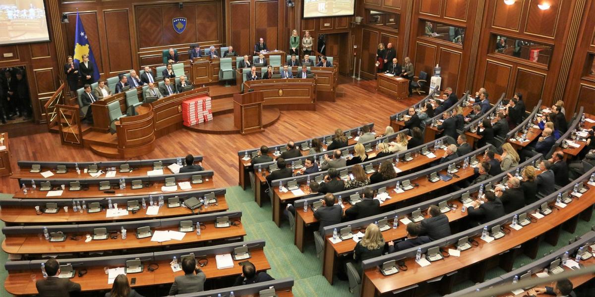 A koszovói parlament. Fotó: Erkin Keci / ANADOLU AGENCY