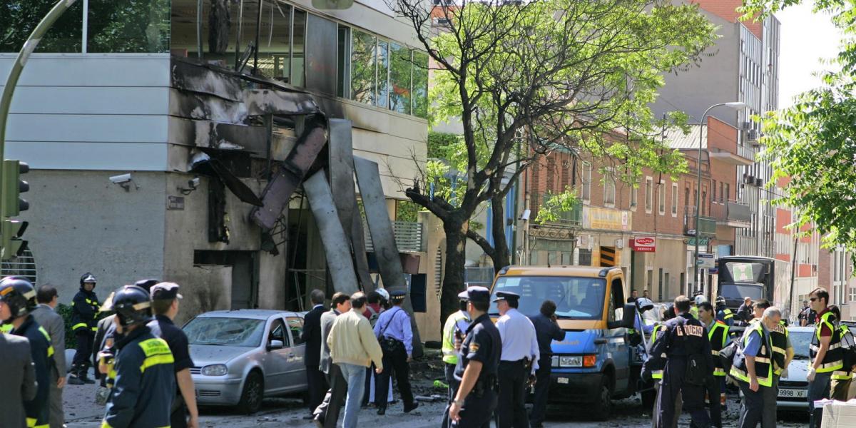 A 2005-ös robbantás helyszíne. Fotó: Javier SORIANO / AFP