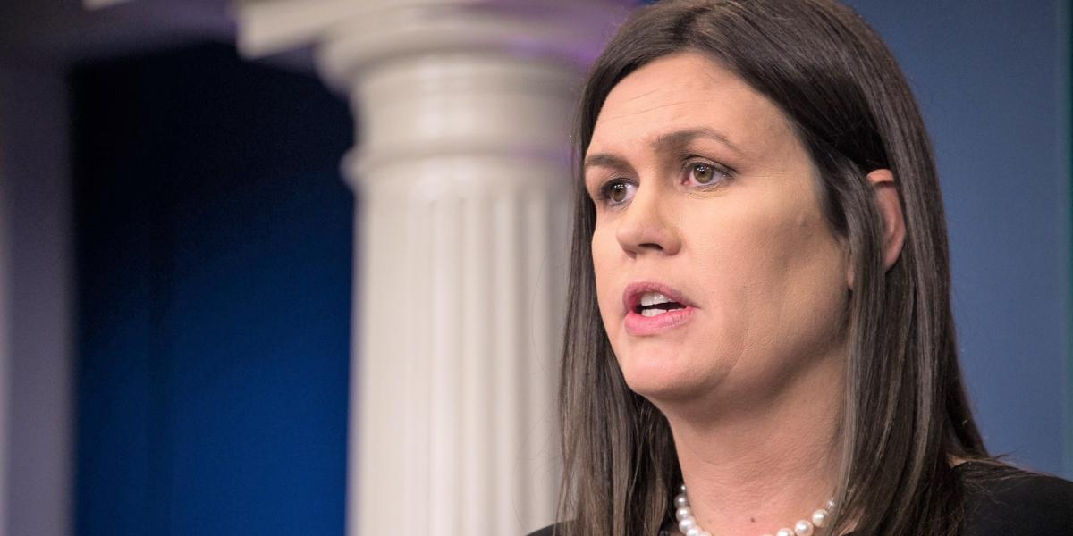  Sarah Huckabee Sanders FOTÓ: NICHOLAS KAMM / AFP