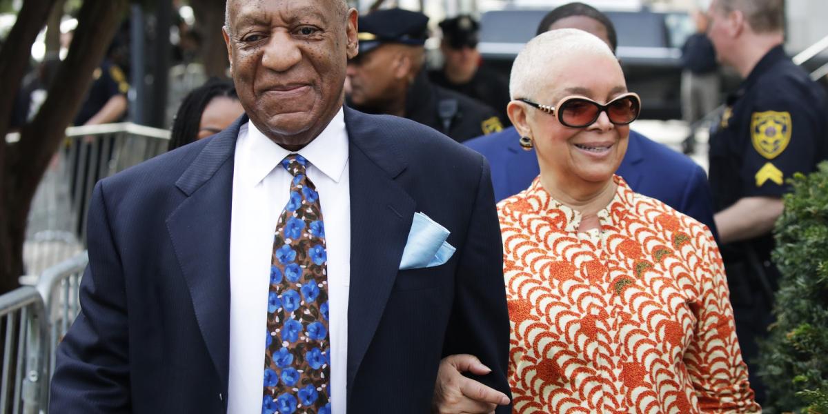  2018. április 24 - Bill Cosby és felesége a Pennsylvaniai Norristown Montgomery Megyei Bíróságra érkezik Fotó: DOMINICK REUTER 