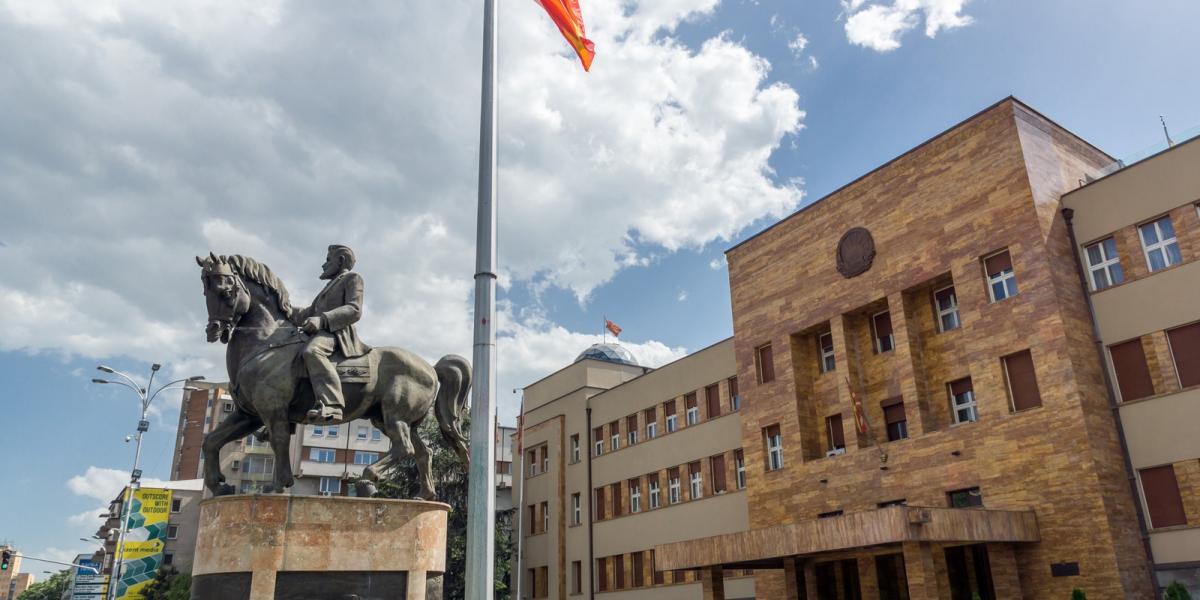 A macedón parlament. Illusztráció: Shutterstock