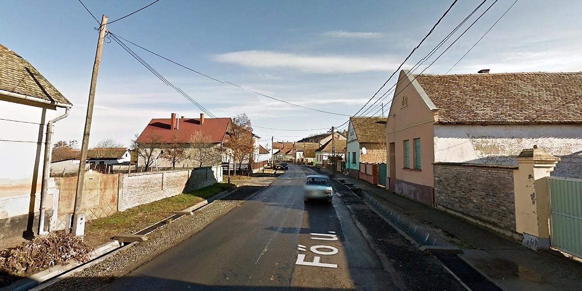 A bátai hármas gázolás helyszíne Forrás: Google Maps