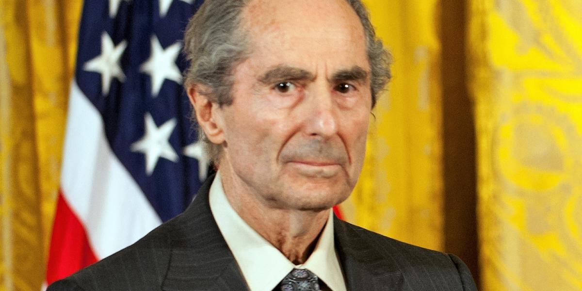 Philip Roth 2011-ben, egy, a Fehér Házban tartott díjátadó ünnepségen  Fotó: AFP/Jim Wattson