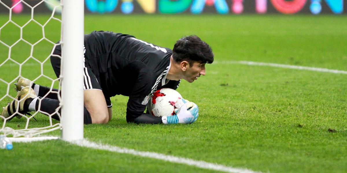 Alireza Beiranvand, az irániak első számú kapusa
FOTÓ: AFP / ALEXEY NASYROV / ANADOLU AGENCY