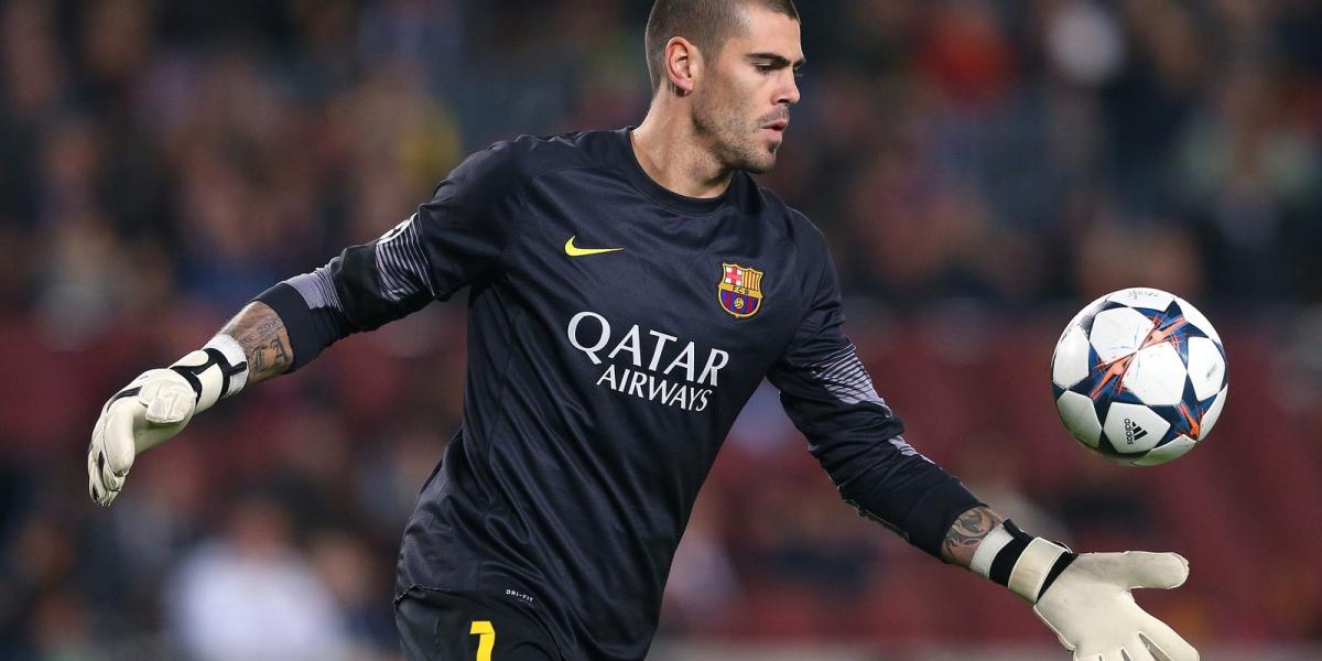 Victor Valdés múlt szerdán a Celta Vigo elleni bajnokin szenvedett keresztszalag-szakadást. Fotó: Alex Livesey/Getty Images