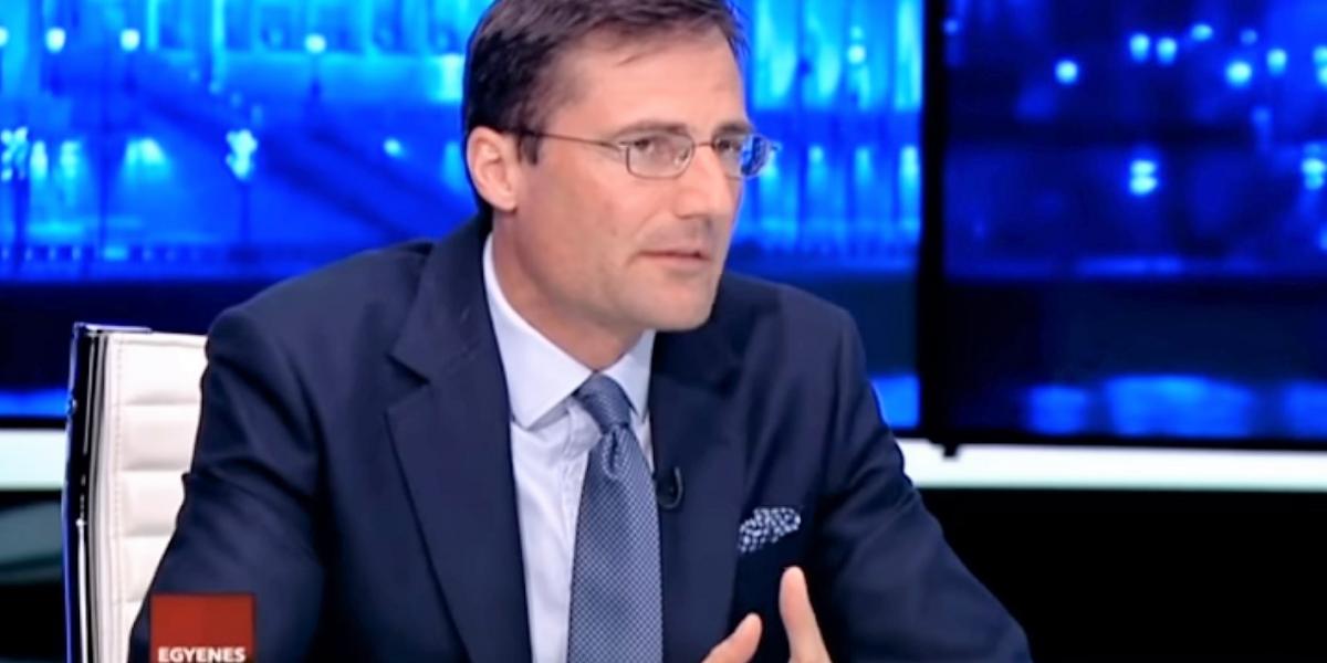 Gyöngyösi Márton, a Jobbik elnökhelyettese Forrás: Youtube/ATV