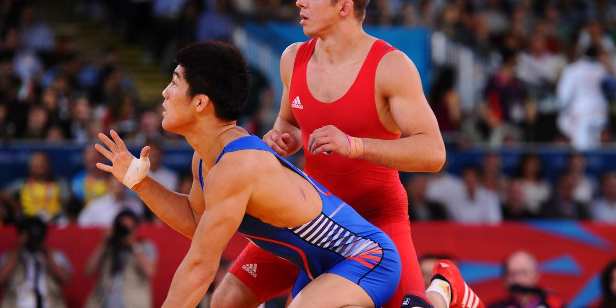 Lőrincz Tamás a londoni olimpián, a koreai Hyeonwoo Kimmel. Fotó Mike Hewitt, Getty Images.