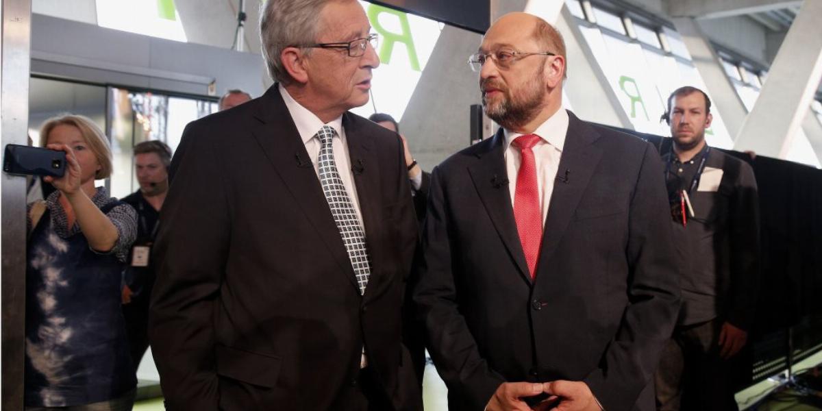 Jean-Claude Juncker és Martin Schulz nézetei nem sokban különböznek FOTÓ: EUROPRESS/GETTY IMAGES/JOERN POLLEX