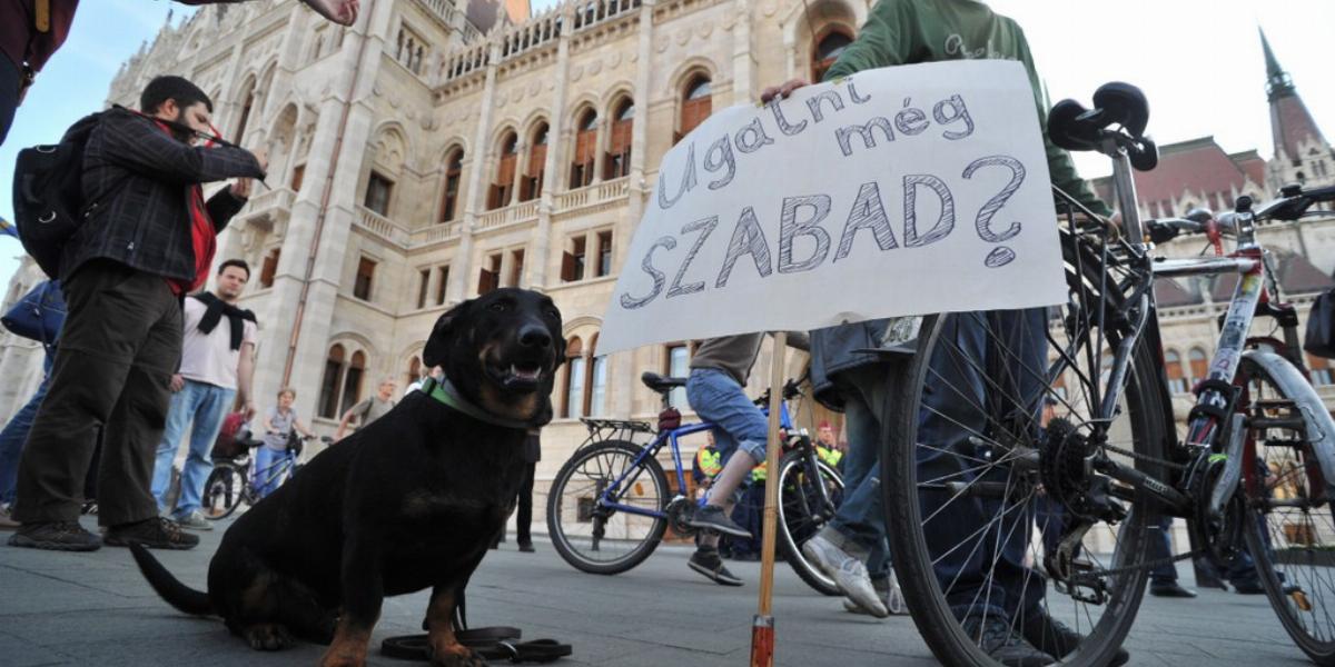 A keddi szolidaritási tüntetés Fotó: BIELIK ISTVÁN, Népszava