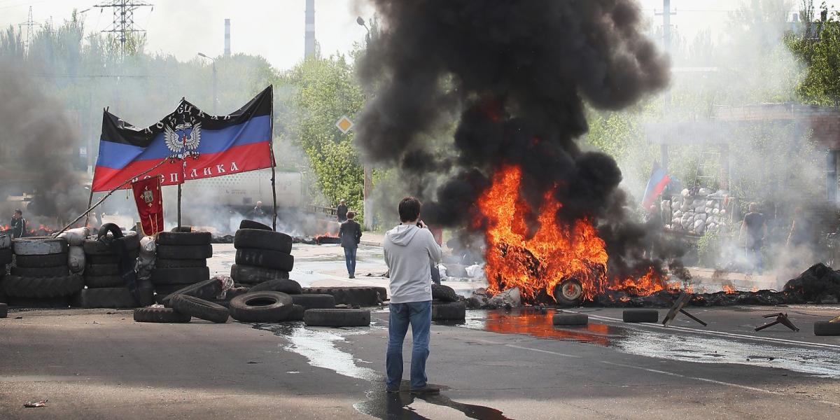 Kramatorszk 2014 nyara  Fotó: Getty Images