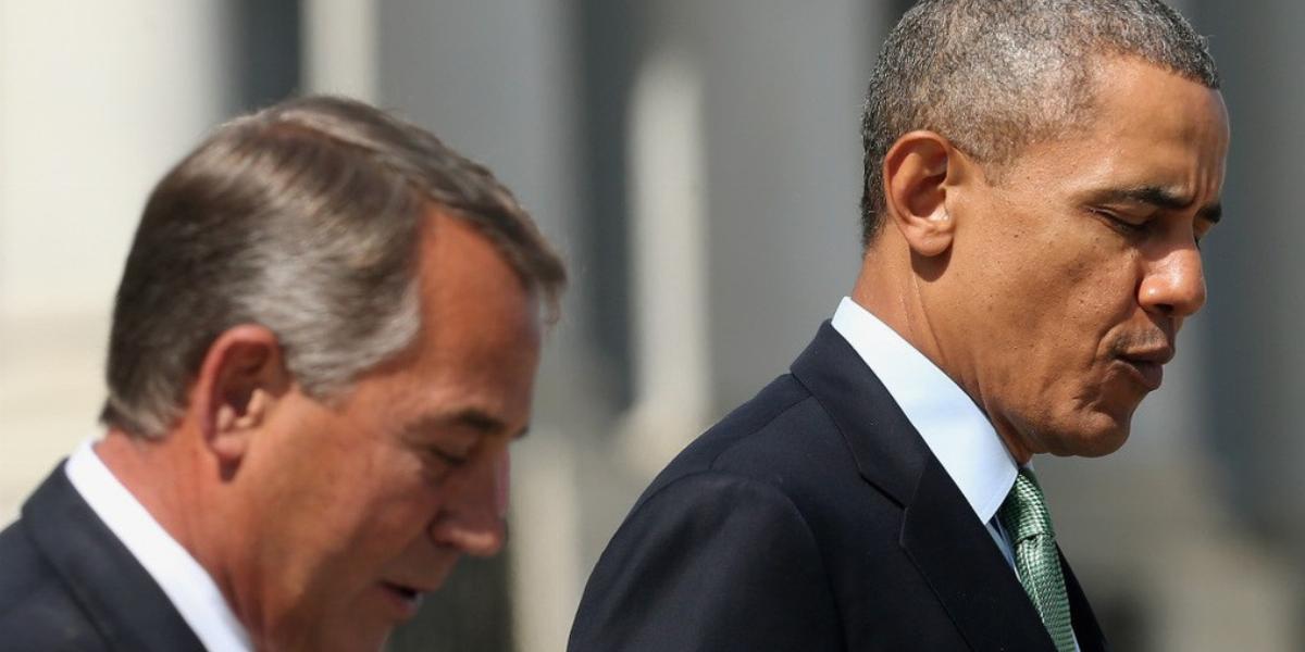  John Boehner és Barack Obama – Együttműködés helyett pereskedés FOTÓ: EUROPRESS/GETTY IMAGES/MARK WILSON