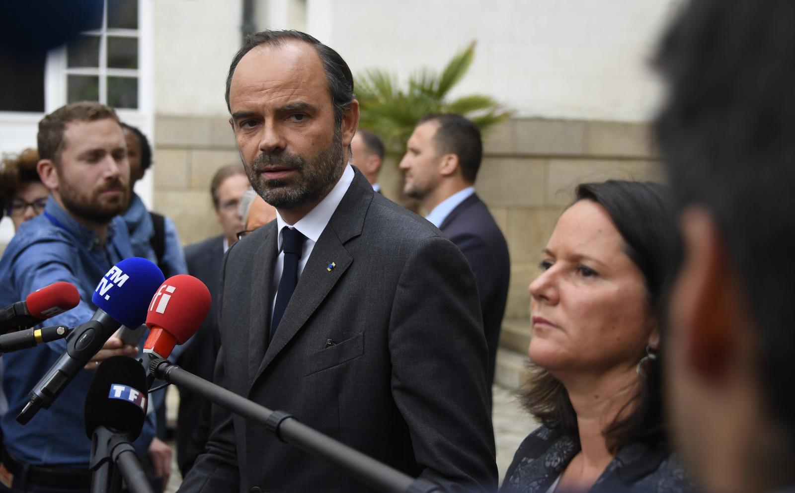 Edouard Philippe Fotó: AFP/Damien Meyer